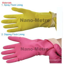 NMSAFETY перчатка латекса домочадца перчатки желтый или розовый цвет вес 40 грамм длина 30см
